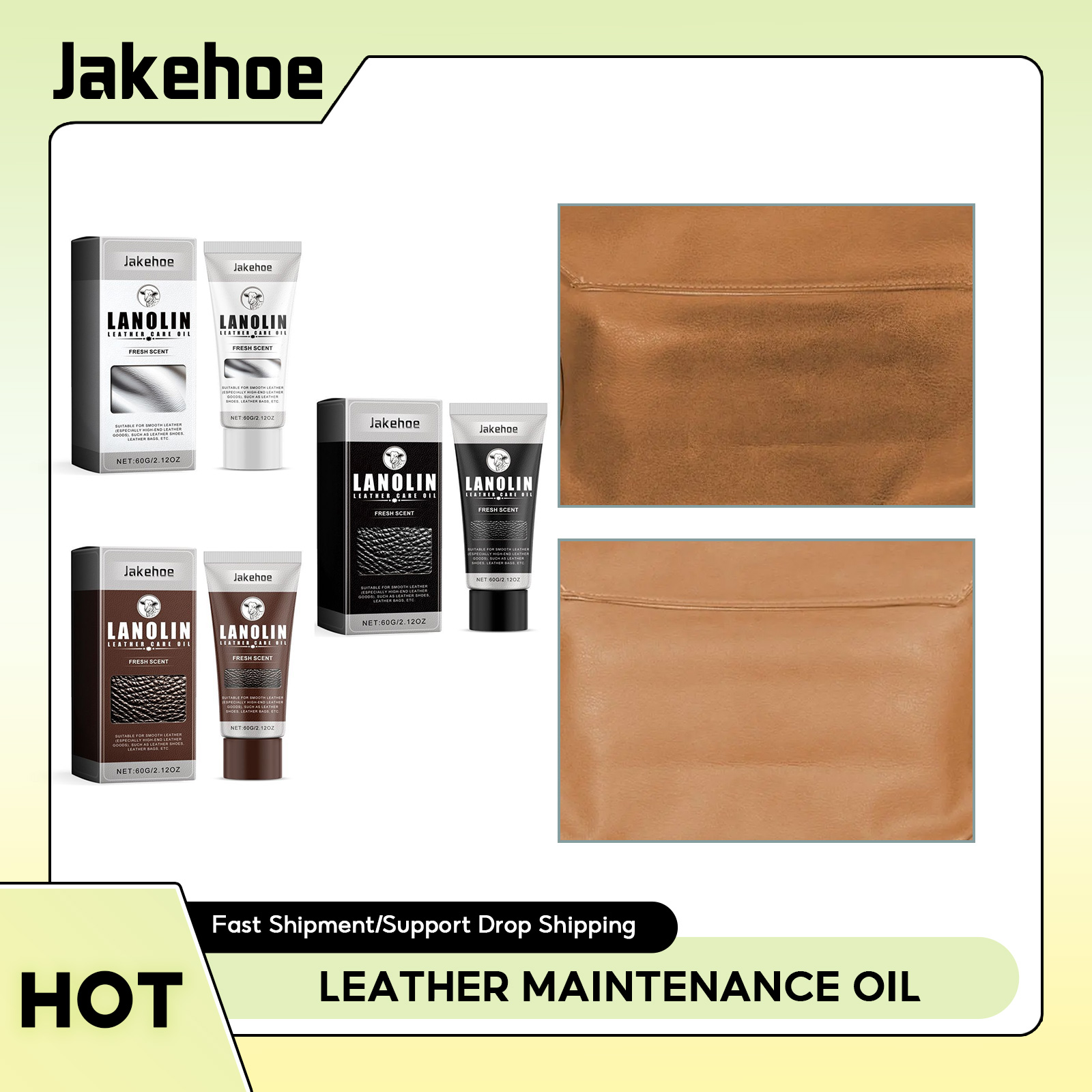 Leather Shoe Polish - Leather Maintenance Oil Shoes Cloth Sofa