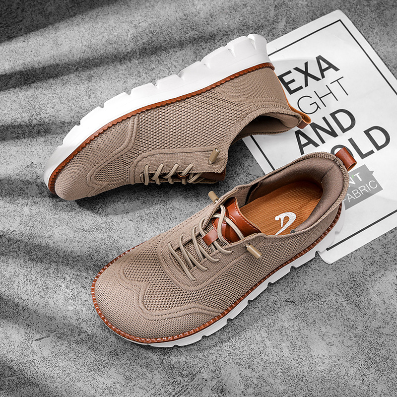 Sneaker Box - Stylish Men Wide Box Shoes Barefoot