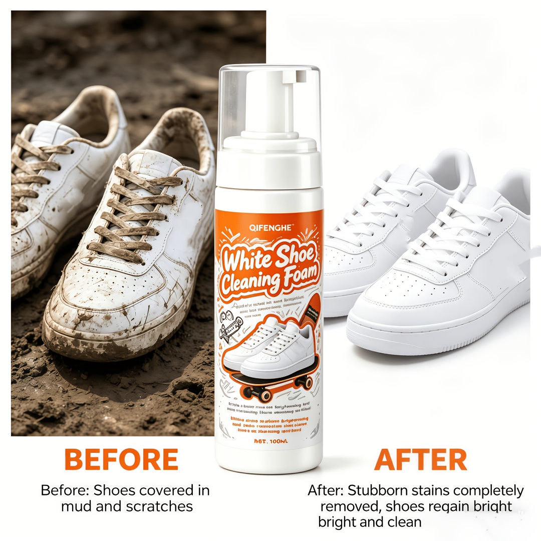 Portable No Rinse White Shoe C - Sneaker Cleaner ulasan dan harga