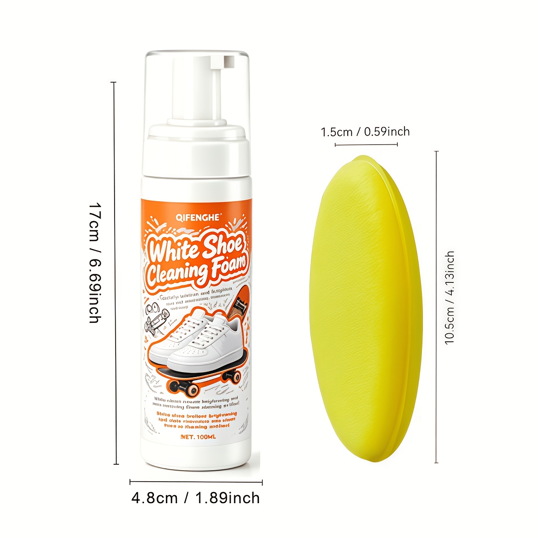 Portable No Rinse White Shoe C - Sneaker Cleaner ulasan dan harga