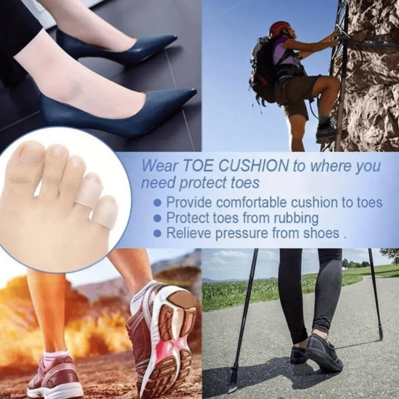2/4/10/20Pcs Silicone Toe Prot - Sneaker Protector ulasan dan harga