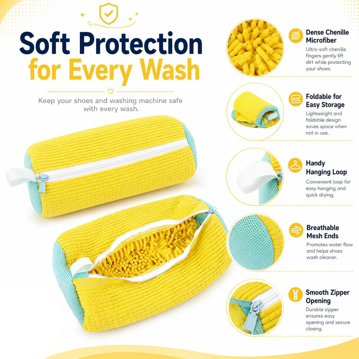 Shoe Washing Machine Bag, Laun - Shoe Cleaner ulasan dan harga