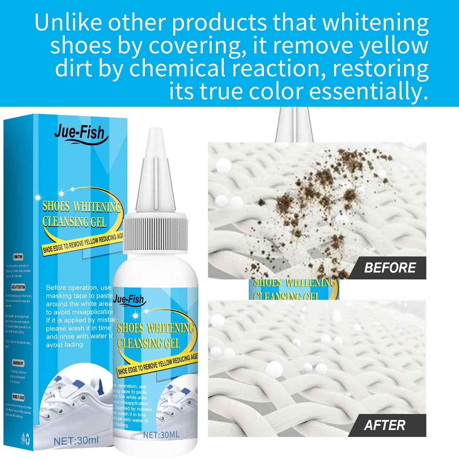 White Shoes Cleaning Gel Stain - Sneaker Cleaner ulasan dan harga