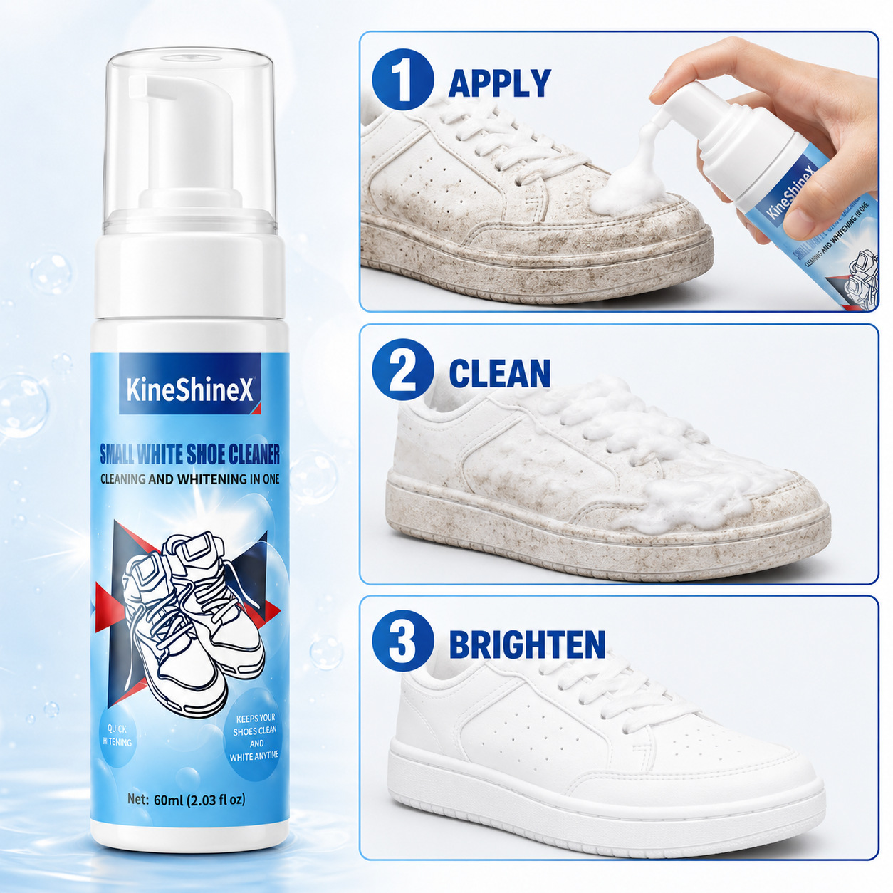 Gihen Shoe Cleaner Kits Water- - Sneaker Cleaner ulasan dan harga