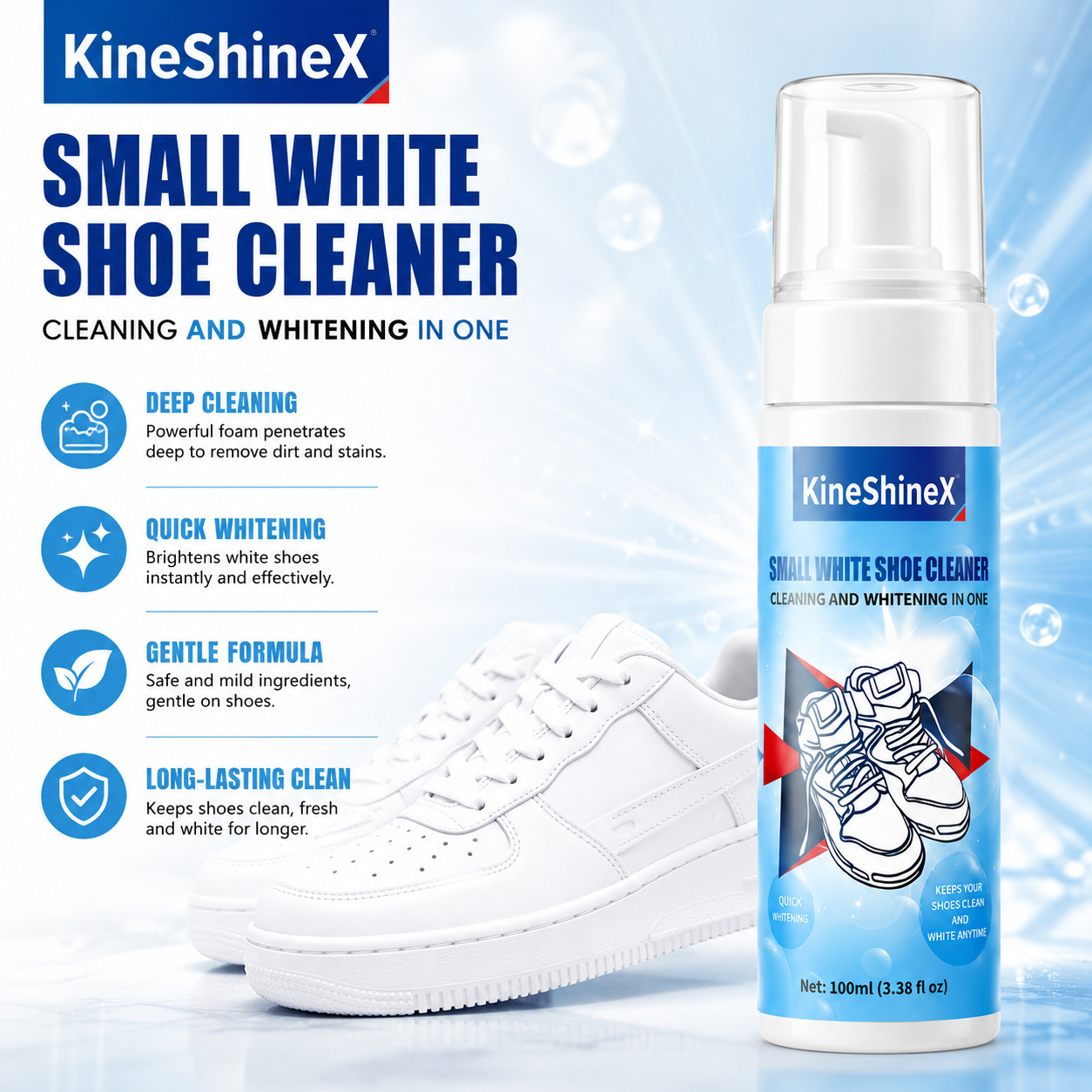 Gihen Shoe Cleaner Kits Water- - Sneaker Cleaner ulasan dan harga